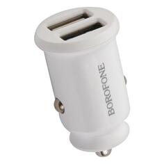 Автомобильное зарядное устройство Borofone BZ8 MaxRide, 2хUSB, белый (88486) BZ8 MaxRide, 2хUSB, белый (88486)