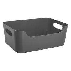 Корзина для хранения Econova Scandi, 240х170х90 мм, 3,1 л, серая (32226-00) Scandi, 240х170х90 мм, 3,1 л, серая (32226-00)
