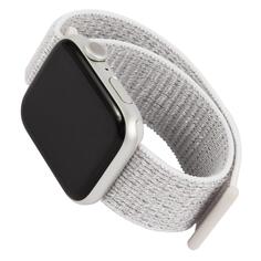 Ремешок Mobility нейлоновый для Apple Watch 42-44mm S3/S4/S5 SE/S6/S7/S8, белый (УТ000027920) нейлоновый для Apple Watch 42-44mm S3/S4/S5 SE/S6/S7/S8, белый (УТ000027920)