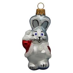 Елочная игрушка Коломеев "Зайчик", 9 см, в подарочной упаковке (ФУ-549) "Зайчик", 9 см, в подарочной упаковке (ФУ-549)