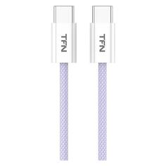 Кабель TFN 2хUSB Type-C 60W 1,2 м Violet (TFN-C-IP-CC12M-VL) 2хUSB Type-C 60W 1,2 м Violet (TFN-C-IP-CC12M-VL)