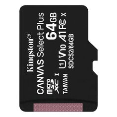 Карта памяти Kingston Canvas Select Plus microSDXC 64GB + адаптер (SDCS2/64GB) Canvas Select Plus microSDXC 64GB + адаптер (SDCS2/64GB)