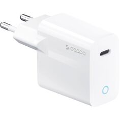 Сетевое зарядное устройство Deppa USB Type-C Power Delivery, 25Вт, белое (11428) USB Type-C Power Delivery, 25Вт, белое (11428)