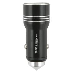 Автомобильное зарядное устройство Red Line AC-5 Tech 2xUSB 2.4А Black (УТ000016521) AC-5 Tech 2xUSB 2.4А Black (УТ000016521)