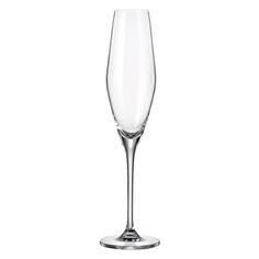 Набор бокалов для шампанского Crystal Bohemia Loxia, 210 мл, 6 шт (210-664) Loxia, 210 мл, 6 шт (210-664)