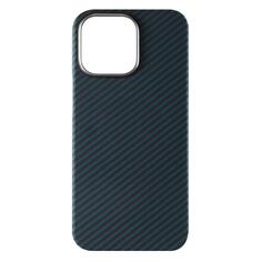 Чехол Red Line MagSafe для iPhone 15 Pro Max, карбон, матовый синий (УТ000037395) MagSafe для iPhone 15 Pro Max, карбон, матовый синий (УТ000037395)