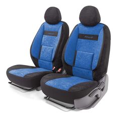 Чехол для автомобильного сиденья AutoProfi Comfort Com-0405 BK/BL, велюр Comfort Com-0405 BK/BL, велюр