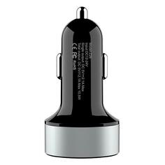 Автомобильное зарядное устройство Hoco Z26, 2хUSB, 2.1A, металлическая отделка, черное (76605) Z26, 2хUSB, 2.1A, металлическая отделка, черное (76605)
