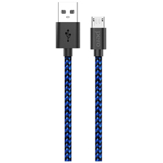 Кабель Pero DC-04 microUSB, 2А, 2 м Blue/Black (PRDC-04MU2MBB) DC-04 microUSB, 2А, 2 м Blue/Black (PRDC-04MU2MBB)