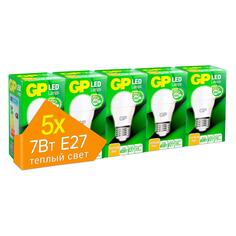 Светодиодные лампы GP LEDG45-7WE27-27K-2OS5, 5 шт LEDG45-7WE27-27K-2OS5, 5 шт