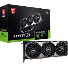 Видеокарта MSI GeForce RTX 4070 Ti Ventus 3X E1 12GB GeForce RTX 4070 Ti Ventus 3X E1 12GB