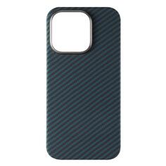 Чехол Red Line MagSafe для iPhone 15 Pro, карбон, матовый синий (УТ000037394 ) MagSafe для iPhone 15 Pro, карбон, матовый синий (УТ000037394 )