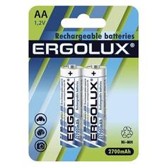 Аккумуляторы Ergolux AA, 2700mAh Ni-Mh, 2 шт (NHAA2700BL2) AA, 2700mAh Ni-Mh, 2 шт (NHAA2700BL2)