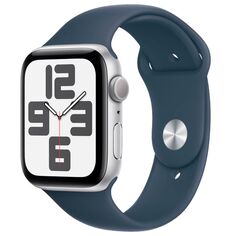 Смарт-часы Apple Watch SE 2023 40mm Silver Aluminum Case with Storm Blue Sport Band, размер M/L (MRE23) Watch SE 2023 40mm Silver Aluminum Case with Storm Blue Sport Band, размер M/L (MRE23)