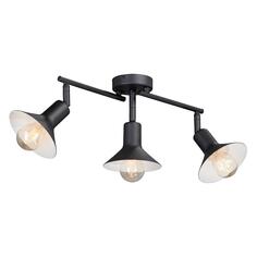 Люстра потолочная Vitaluce V4808-1/3PL, чёрная матовая V4808-1/3PL, чёрная матовая