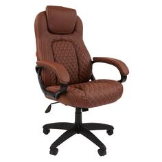 Кресло Chairman 432, экокожа, коричневое (00-07014856) 432, экокожа, коричневое (00-07014856)