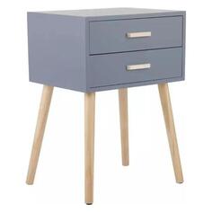 Тумба HOMIUM Cozy, с ящиками, на ножках, 42х35х53 см, серая (371MH-10-55) Cozy, с ящиками, на ножках, 42х35х53 см, серая (371MH-10-55)
