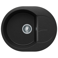 Мойка кухонная POLYGRAN ATOL-620 №16, черная (678958) ATOL-620 №16, черная (678958)