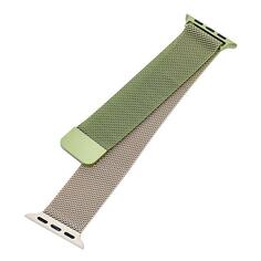 Ремешок Mutural для Apple Watch Series 2 42mm, металлический, зеленый/золотистый для Apple Watch Series 2 42mm, металлический, зеленый/золотистый