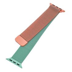 Ремешок Mutural для Apple Watch Series 4 44mm, металлический, оранжевый/зеленый для Apple Watch Series 4 44mm, металлический, оранжевый/зеленый