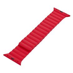 Ремешок Mutural для Apple Watch Series 9 41mm, силиконовый, красный для Apple Watch Series 9 41mm, силиконовый, красный