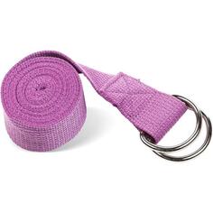 Ремень для йоги PRCTZ Yoga Strap, с металлическим карабином, фиолетовый (PY7500) Yoga Strap, с металлическим карабином, фиолетовый (PY7500)