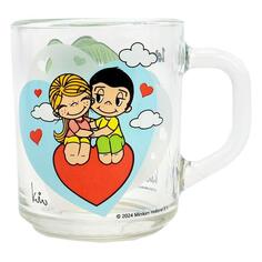 Кружка ND Play Love is... Модерн, стекло, 230 мл, в подарочной упаковке (310513) Love is... Модерн, стекло, 230 мл, в подарочной упаковке (310513)