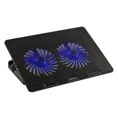 Подставка для ноутбука Brauberg с охлаждением, 2 порта USB-A, LED-подсветка, 352х252 мм (513617) с охлаждением, 2 порта USB-A, LED-подсветка, 352х252 мм (513617)