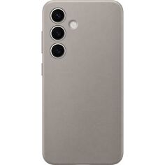 Чехол Samsung Vegan Leather Case для Samsung Galaxy S24, серо-коричневый (GP-FPS921HCAAR) Vegan Leather Case для Samsung Galaxy S24, серо-коричневый (GP-FPS921HCAAR)