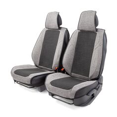 Накидки на сиденье CARPERFORMANCE 3D передние, лен, 2 шт Black/Gray (CUS-3024 BK/GY) 3D передние, лен, 2 шт Black/Gray (CUS-3024 BK/GY)