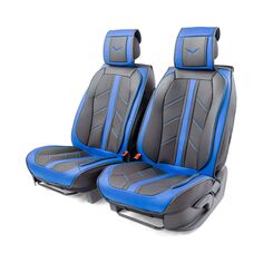 Накидки на сиденье CARPERFORMANCE 3D передние, экокожа, 2 шт Black/Blue (CUS-3012 BK/BL) 3D передние, экокожа, 2 шт Black/Blue (CUS-3012 BK/BL)