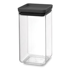 Контейнер для хранения Brabantia 1,6 л, темно-серый (122385) 1,6 л, темно-серый (122385)