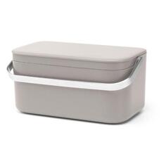 Контейнер для пищевых отходов Brabantia SinkSide, 1,8 л, серый (230080) SinkSide, 1,8 л, серый (230080)