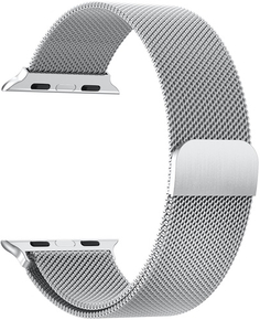 Ремешок InterStep Mesh для Apple Watch 38/40mm, сталь, серебро (HWE-AWB40MES-NP0017O-K400) Mesh для Apple Watch 38/40mm, сталь, серебро (HWE-AWB40MES-NP0017O-K400)