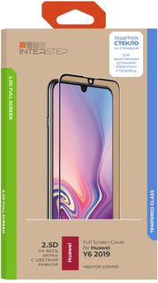 Защитное стекло InterStep FSC для Huawei Y6 2019, черная рамка (IS-TG-HUAY6P9FB-UA3B202) FSC для Huawei Y6 2019, черная рамка (IS-TG-HUAY6P9FB-UA3B202)