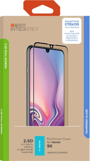 Защитное стекло InterStep FSC для Honor 9X Black (IS-TG-HON009XPR-02AFB0-ELBTUA3) FSC для Honor 9X Black (IS-TG-HON009XPR-02AFB0-ELBTUA3)