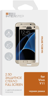 Защитное стекло с рамкой 2.5D InterStep для Vivo Y11 Black (IS-TG-VIV000Y11-02AFB0-000B202) для Vivo Y11 Black (IS-TG-VIV000Y11-02AFB0-000B202)