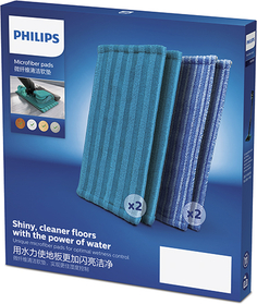 Салфетки из микрофибры Philips XV1700/01, 4 шт XV1700/01, 4 шт