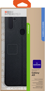 Чехол InterStep Smart Flip для Galaxy A11 Black Smart Flip для Galaxy A11 Black