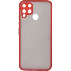 Чехол Carmega Frost для Realme C15 Red (CAR-SC-RLMC15FRRD) Frost для Realme C15 Red (CAR-SC-RLMC15FRRD)