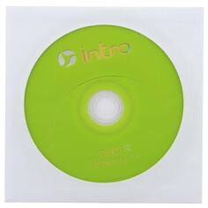DVD-R диск Intro 16X 4,7GB, конверт (UL130273A1C) 16X 4,7GB, конверт (UL130273A1C)