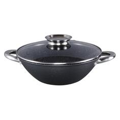 Казан с крышкой Webber чугунный, 3,6 л, черный (BE-905/28) чугунный, 3,6 л, черный (BE-905/28)