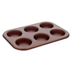 Форма для маффинов VENSAL Piquant, 6 ячеек, 6х6,5 см (VS2510) Piquant, 6 ячеек, 6х6,5 см (VS2510)