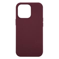 Чехол Unbroke Liquid Silicone Case MagSafe Support для iPhone 13 Pro, винный (УТ000027805) Liquid Silicone Case MagSafe Support для iPhone 13 Pro, винный (УТ000027805)