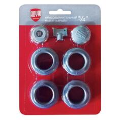 Присоединительный набор для монтажа радиатора Royal Thermo RT03.1-2, 3/4", серый RT03.1-2, 3/4", серый