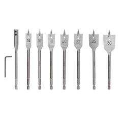 Набор сверл перьевых KRANZ 9 предметов (KR-91-0762) 9 предметов (KR-91-0762)