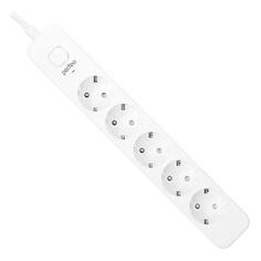 Сетевой фильтр Perfeo Power Stream, 2400W, 5 розеток, 3 м, белый (PF_C3965) Power Stream, 2400W, 5 розеток, 3 м, белый (PF_C3965)