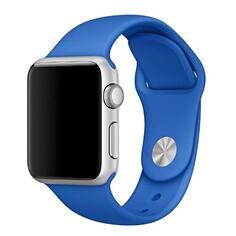 Ремешок Red Line силиконовый для Apple Watch 38-40mm S3/S4/S5 SE/S6/S7/S8, синий (УТ000036302) силиконовый для Apple Watch 38-40mm S3/S4/S5 SE/S6/S7/S8, синий (УТ000036302)
