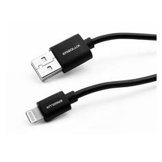 Кабель Ergolux "Промо" USB/Lightning, 2А, 1 м, чёрный (ELX-CDC03P-C02) "Промо" USB/Lightning, 2А, 1 м, чёрный (ELX-CDC03P-C02)