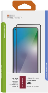 Защитное стекло с рамкой 2.5D InterStep для Huawei Y8p/Honor 30i Black (IS-TG-HUA000Y8P-02AFB0-ELGD00) для Huawei Y8p/Honor 30i Black (IS-TG-HUA000Y8P-02AFB0-ELGD00)